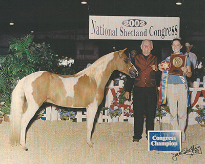 Step-N-Stone's Fancy Russet Roulette and Jim, Congress Champion